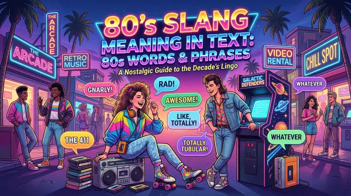 80’s slang