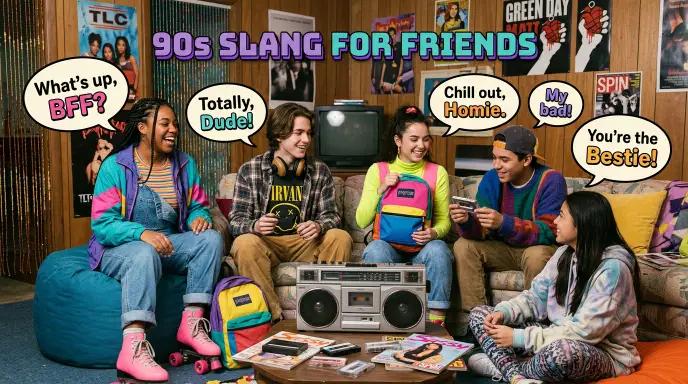 90s Slang for Friends