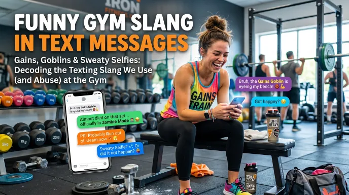 Funny Gym Slang in Text Messages