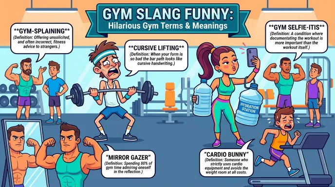 gym slang funny