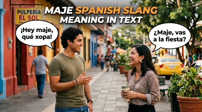 maje spanish slang
