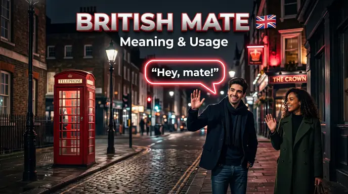 mate british slang