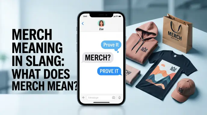 merch meaning in slang