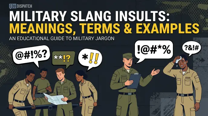 military slang insults