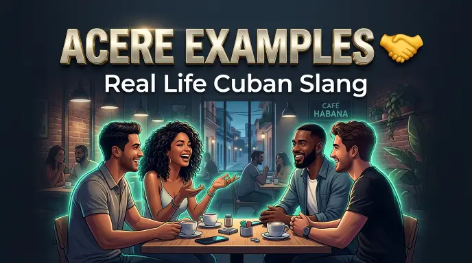 Real Life Examples of Acere Cuban Slang