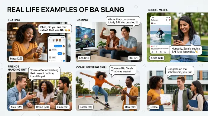 Real Life Examples of BA Slang
