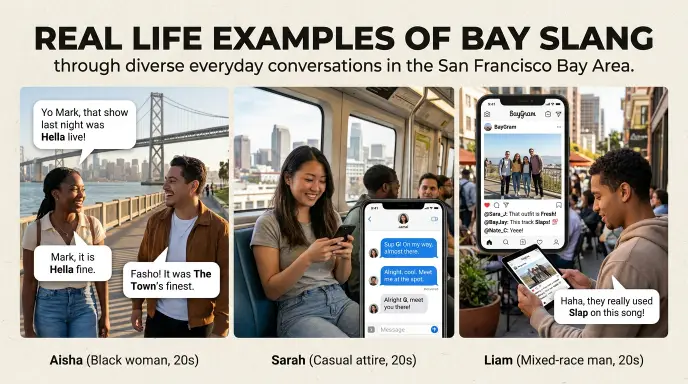 Real Life Examples of Bay Slang