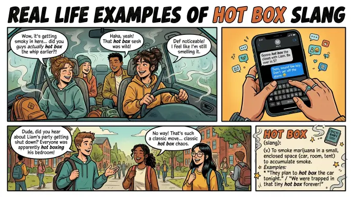 Real Life Examples of Hot Box Slang