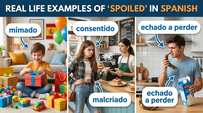 Real Life Examples of “Spoiled” in Spanish