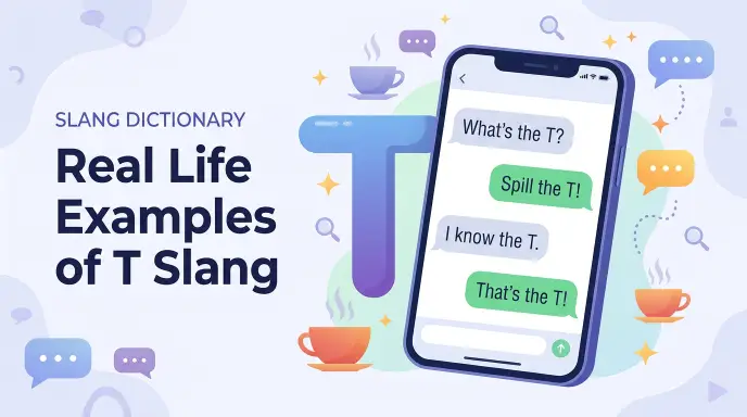Real Life Examples of T Slang