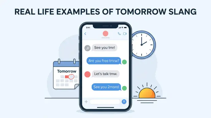 Real Life Examples of Tomorrow Slang