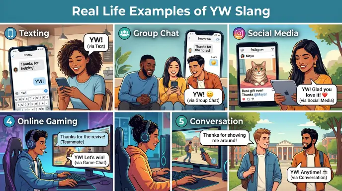 Real Life Examples of YW Slang