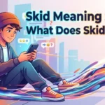 skid meaning slang