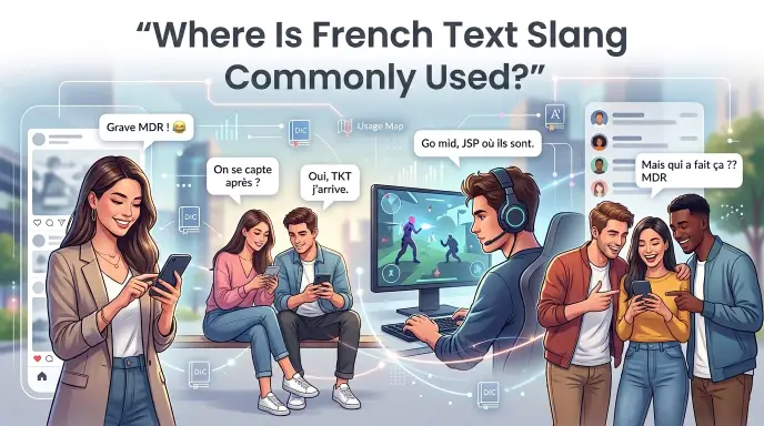Where Is French Text Slang Commonly Used?
