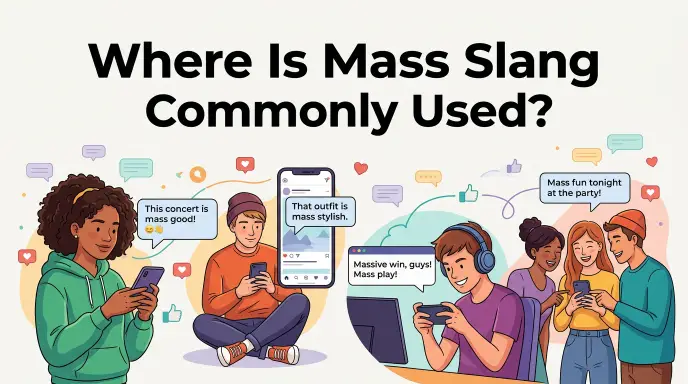 Where Is Mass Slang Commonly Used?