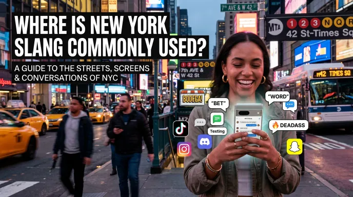 Where Is New York Slang Commonly Used?