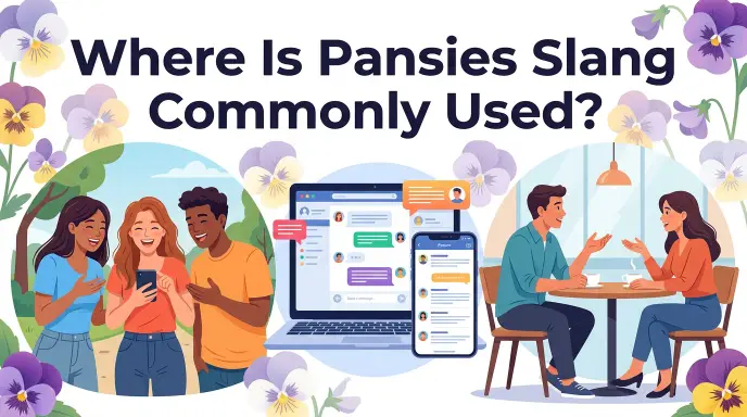 Where Is Pansies Slang Commonly Used?
