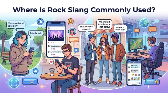 Where Is Rock Slang Commonly Used?