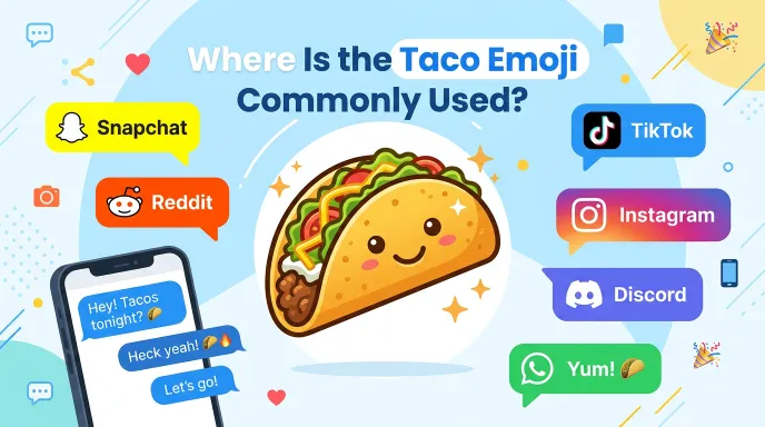 Where Is the Taco Emoji Commonly Used?