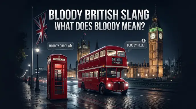bloody british slang