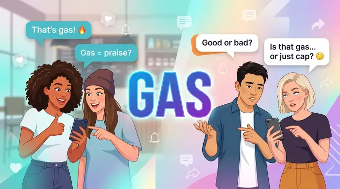 is gas good or bad slang