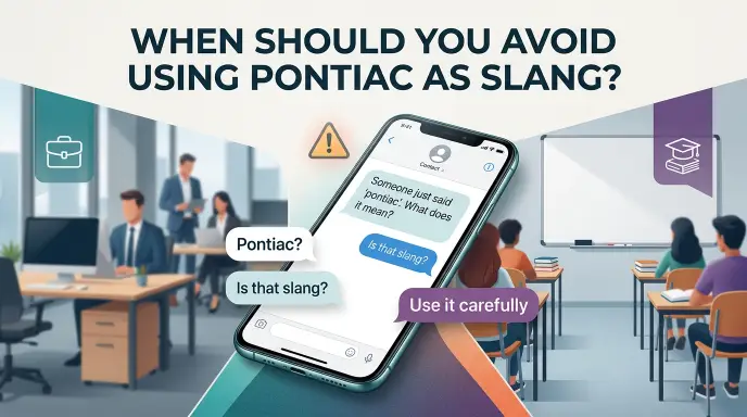 When Should You Avoid Using Pontiac as Slang?