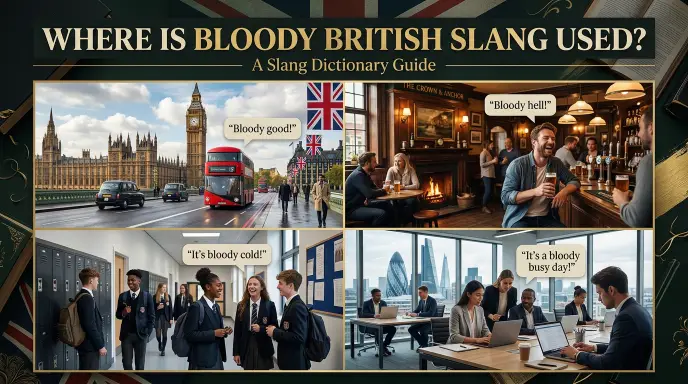 Where Is Bloody British Slang Used?