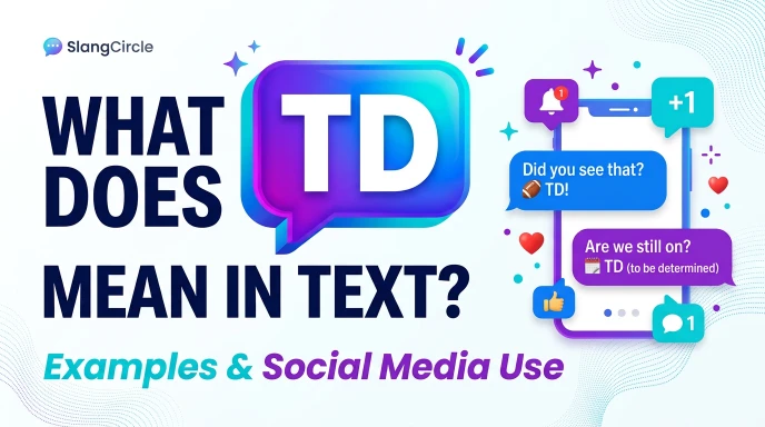 td mean in text